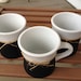 Chalkboard and Burlap Mug / Black / White / Custom Order / Chalk board / Teacher Gift / Wedding / Birthday