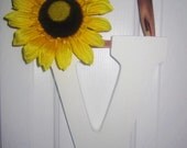 Custom Hanging Wooden Initial (MADE TO ORDER)-Flower-Letter-Name-Wreath-Personalize-Zebra-Damask-Nursery-Children-Home-Decor-Affordable