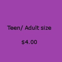 Teen/Adult size