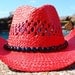 Red & Black Cowgirl Hat