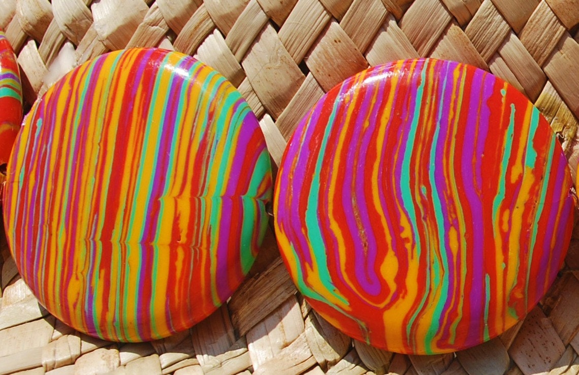Handwoven Straw Hat with Marbled Band