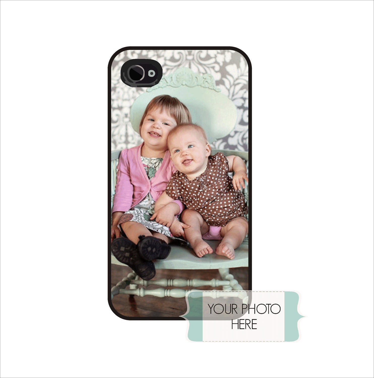iPhone 4 4S cell phone case - Custom Photo Cover
