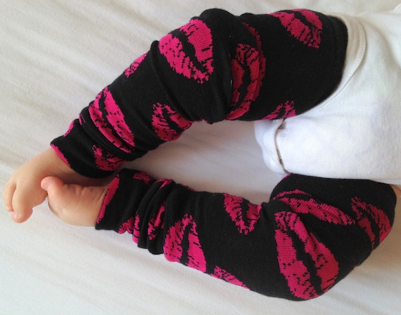 Kiss My Baby Legs/ Lips Valetine's Day Leg Warmers