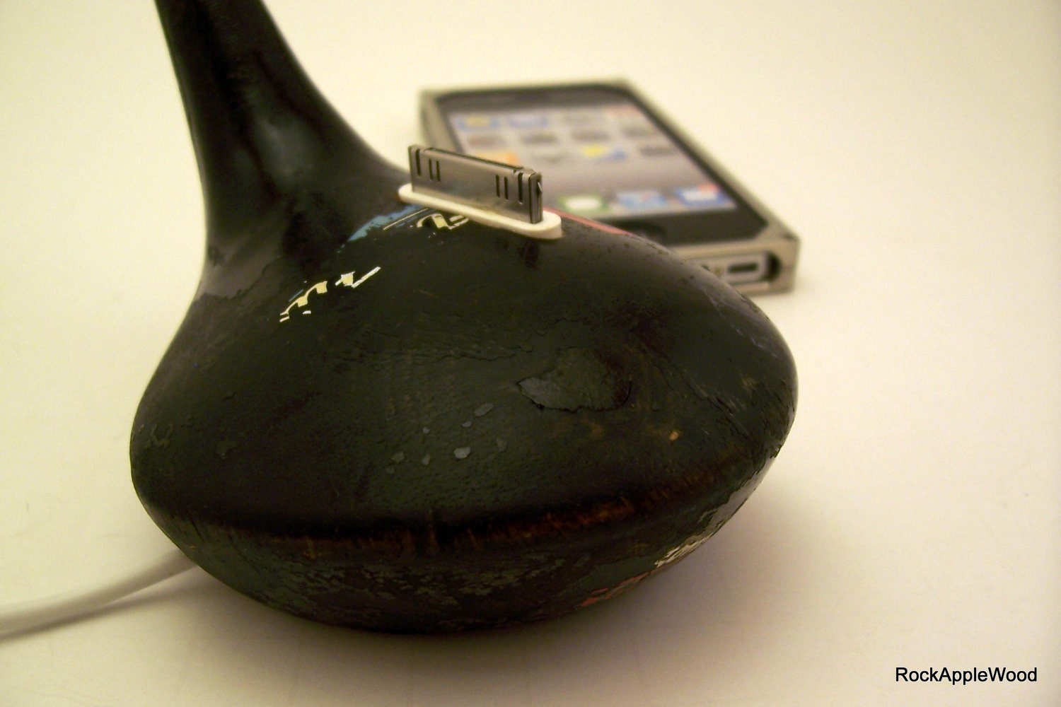 Antique Vintage Wood Golf Club iPhone Dock -ICN419