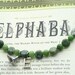 Elphaba Wicked Witch of the West Jade Healing Bracelet