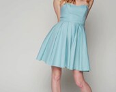 The "Alice" Party/ Cocktail Dress in Light Blue - VoleedeMoineaux