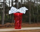 Music Musical Musician Monogram - Personalized Cups, Acrylic Tumblers, 16 oz. BPA Free, Double Insulated, Lid and Straw