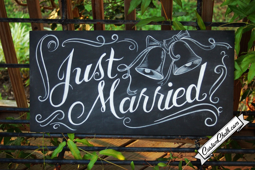 rustic Unavailable on just signs married Etsy Listing
