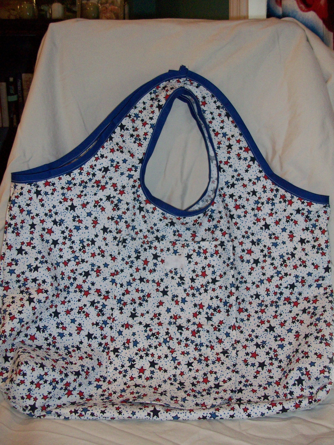 4th of July reuseable grocery bag