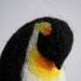 Needle Felted Emperor Penguin and Chick Sculpture
