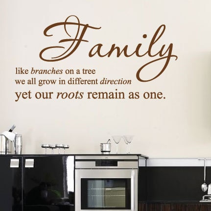 Family Love House Wall Quotes Wall Art \/ Wall by stickerlove2