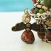 Edelweiss... Leather wrap bracelet... typical Bavarian triple wrap bracelet. Original OceanBead style.