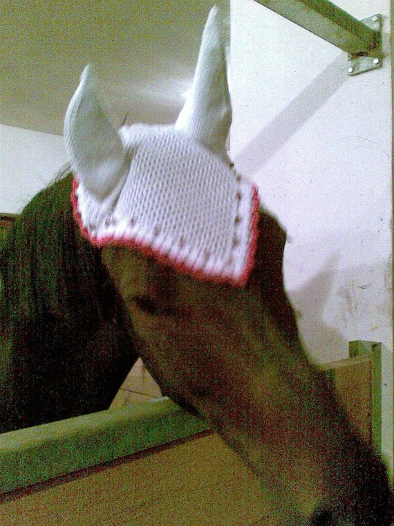 horse bonnet pattern fly crochet horses hat mask crafts ear patterns cowboy pdf bonnets instant knit