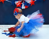 4th of July Tutu Outfit (Red, White and Blue) - misszulala