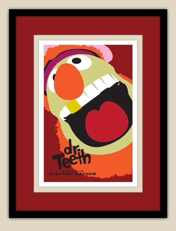 The Muppets - Dr Teeth and the Electric Mayhem 12x18 Poster