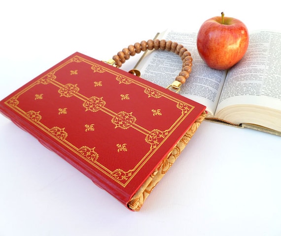 Pride and Prejudice Book Purse Handbag and Kindle Ereader Cover- by Jane Austen (with compact pocket mirror)