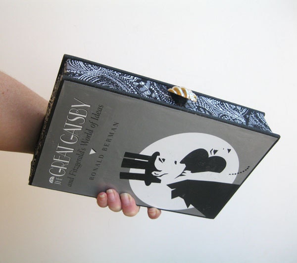 Book Clutch Purse- The Great Gatsby (with compact pocket mirror)
