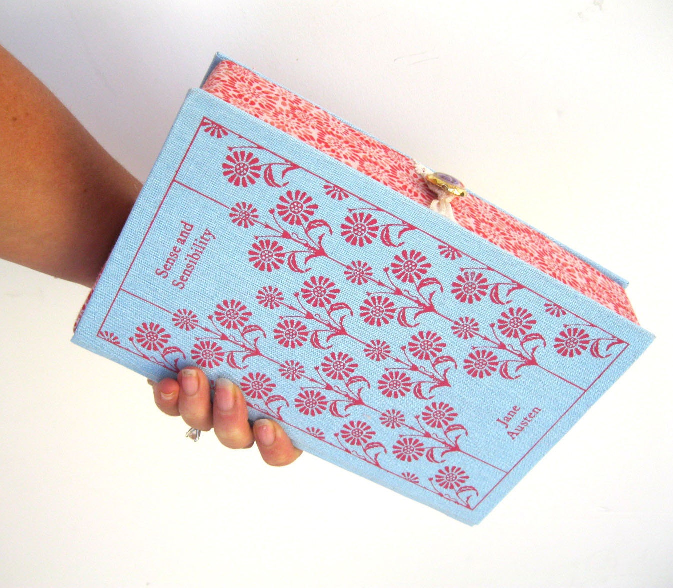 Book Clutch Purse- Sense and Sensibility- Jane Austen