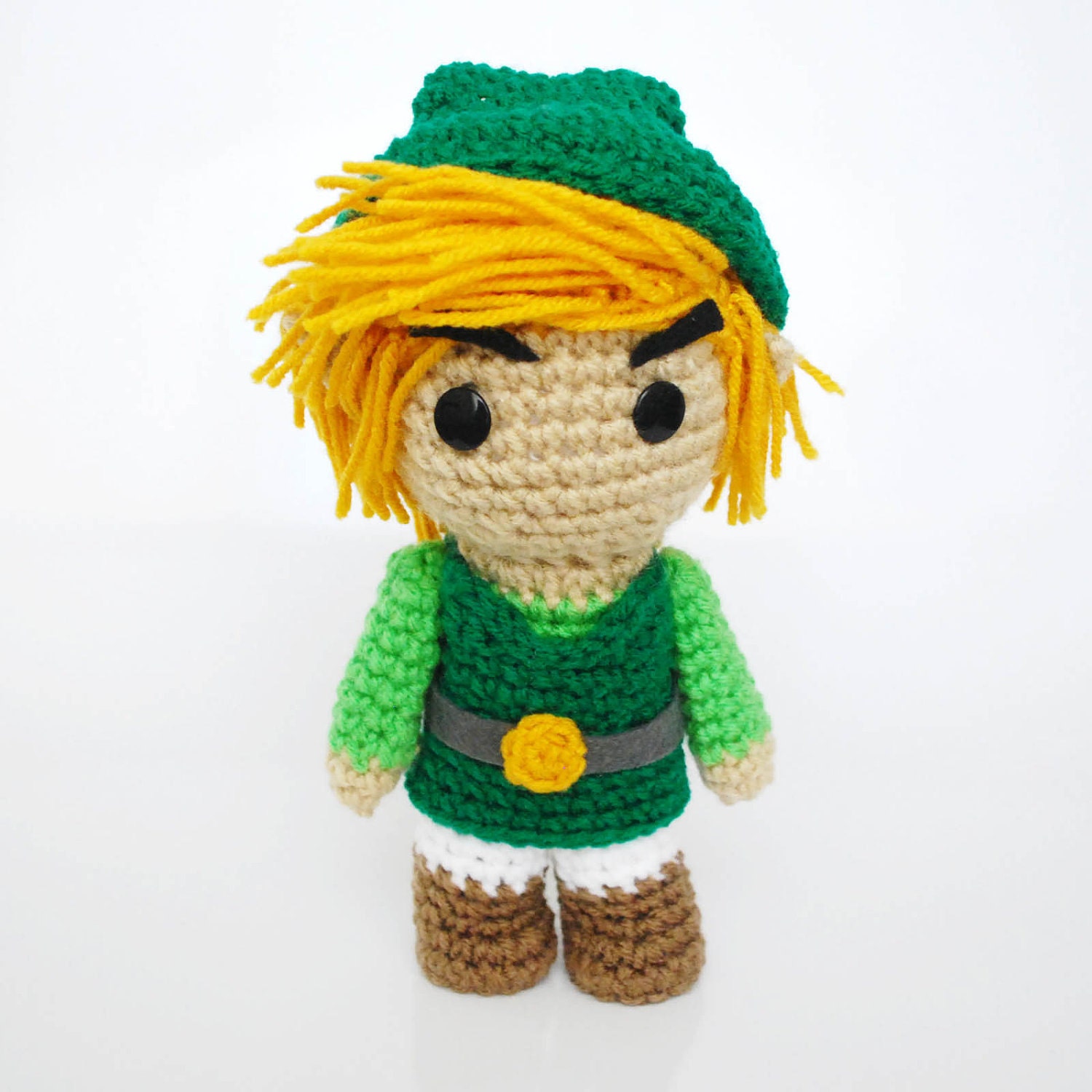 Link and Zelda. FREE SHIPPING. Crochet Amigurumi Plush Dolls - Includes Both Dolls