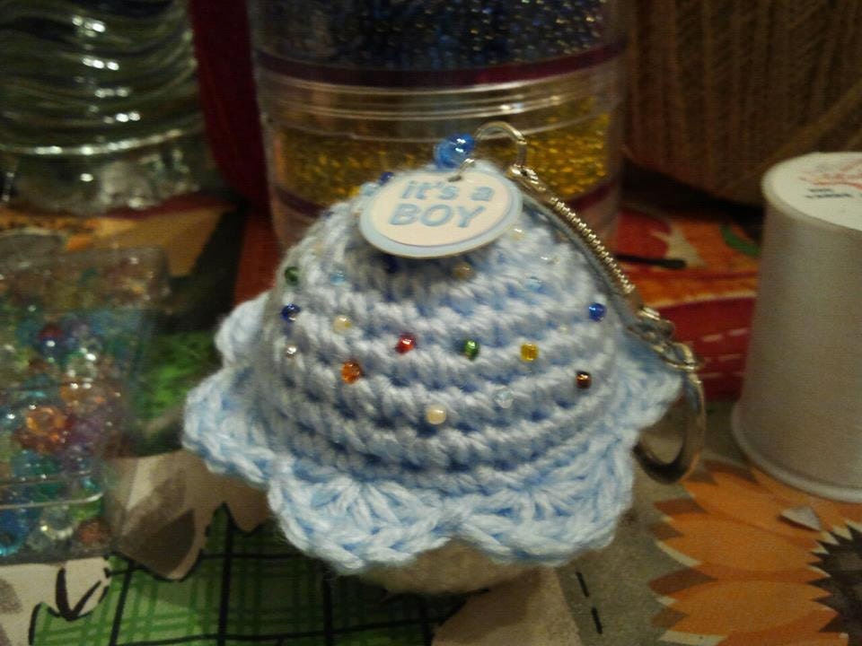 Baby Shower Favor Keychain