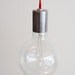 Triple Shot Straight - 3 Globe Hanging Pendants w/ Modern Walnut base by Dylan Design Company