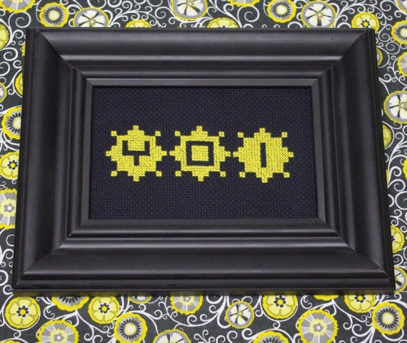 Pittsburgh Cross Stitch Pattern PDF - "Yoi Steelers"