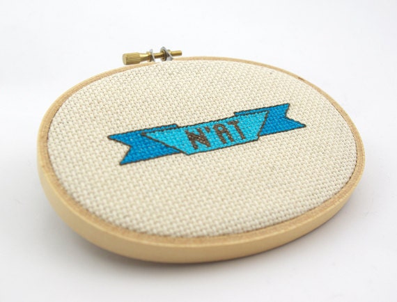 Pittsburgh Cross Stitch Pattern PDF - "N'at"