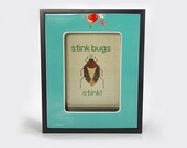 Pittsburgh Cross Stitch Pattern  PDF - "Stink Bugs Stink"