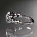 platinum diamond floral wedding ring,engagement ring ADLR129