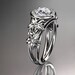 platinum diamond floral wedding ring,engagement ring ADLR131