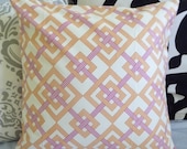 Decorative Pillows Cover- Waverly 'Square Root" - ONE Pillow Covers 16" x 16"