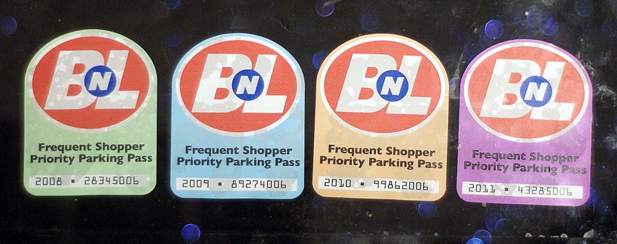 BuyNLarge 2008-2011 Parking Sticker Set