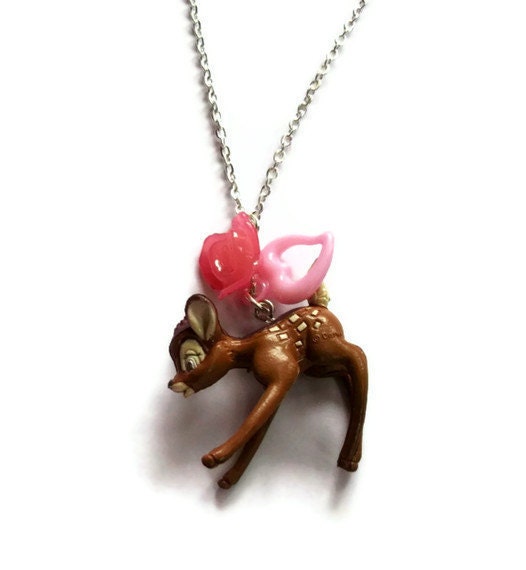 Bambi Necklace - Disney Deer Necklace