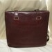 Etienne Aigner Burgundy Leather Tote / Briefcase