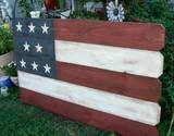 Primitive American Flag Rustic Americana