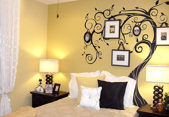 Wall Decal Wall Sticker Art- windy tree wall decal - 02