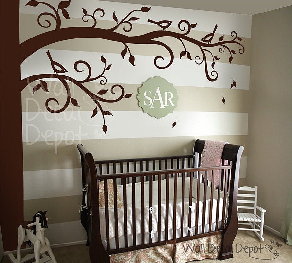 Nursery Wall Decals Art Corner Tree Wall decal Wall Sticker - 33