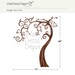 Curly tree wall decal - 02