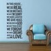 Vinyl Wall Decal Wall Sticker Words  - House Rules Quote - In this house we do - 29