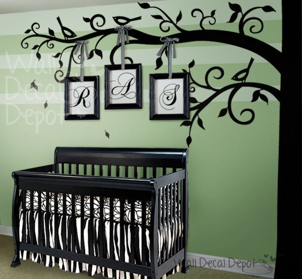 Nursery Wall Decals Art Corner Tree Wall decal Wall Sticker - 33