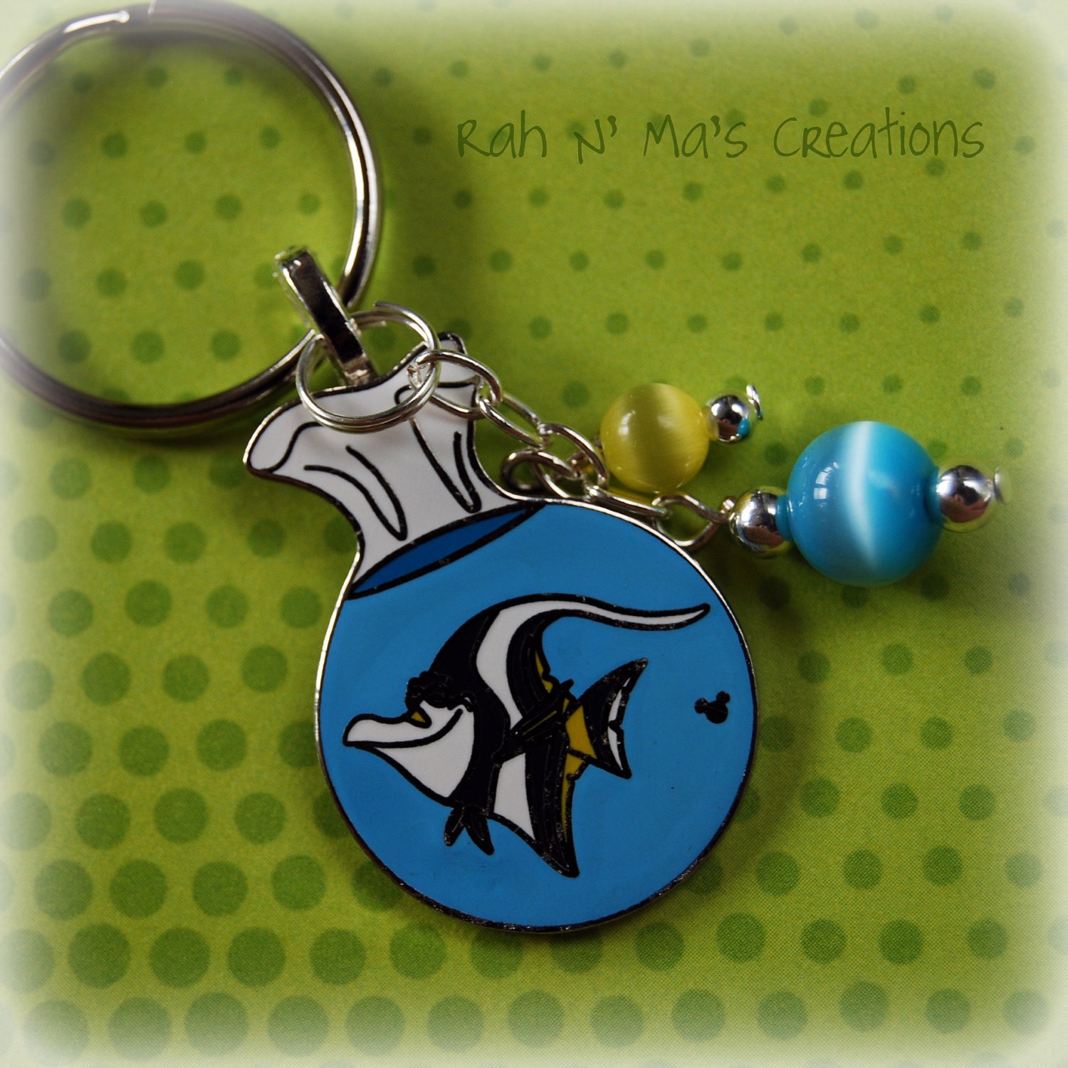 SALE Gil Disney Pin Re-purposed into Keychain