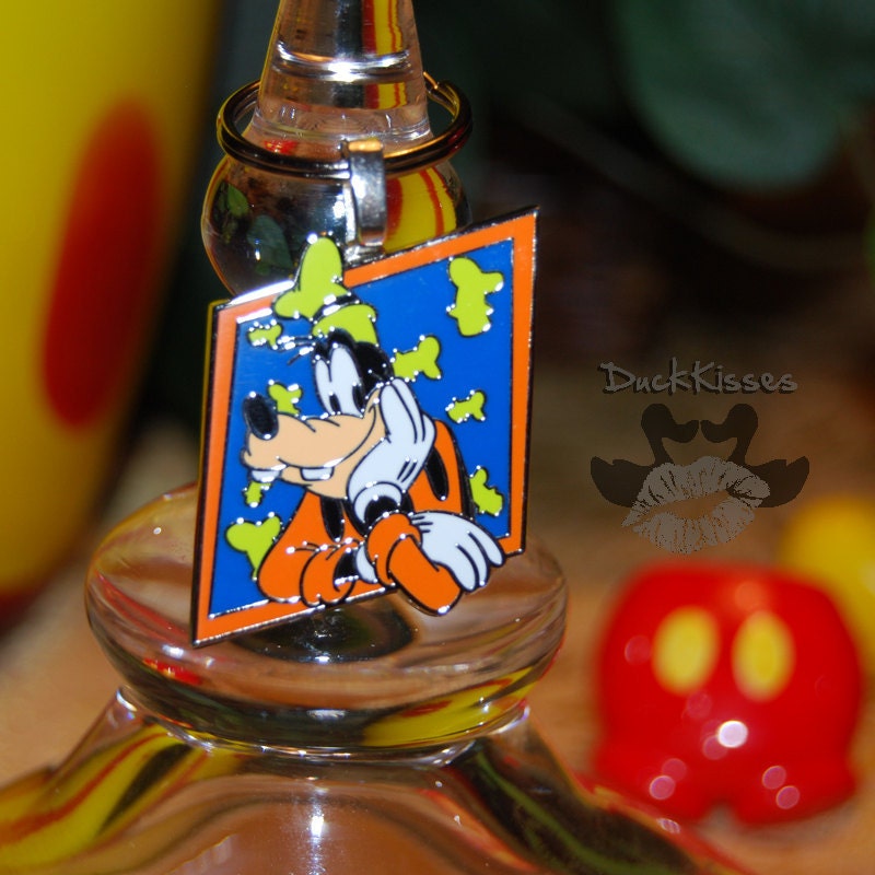 Goofy Disney Pin Re-purposed into Key Chain