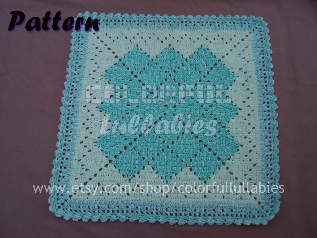 PDF Crochet Pattern. Baby blanket by ColorfulLullabies on Etsy