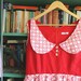 The 'Brandy Snap' Peter Pan Collar Dress With Full Skirt - Custom Made In A Fabric Of Your Choice