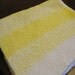 LAST CHANCE ..... Reduced for Clearance Knit Baby Blanket Crib Blanket