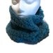 ultra soft Aquamarine dream cozy cowl neckwarmer scarf
