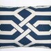 Pillow.Navy Blue Pillow.Geometric.12x16 or 12x18 inch Decorative Lumbar Pillow Cover.Free Shipping.Cushion Cover