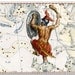 Orion Constellation, vintage celestial map printed on parchment paper. Buy 3 and get 1 FREE