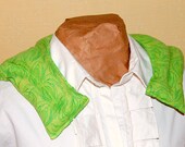 Lime Swirl Flax Seed Shoulder Pillow