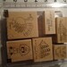 Stampin Up -In Every Thing Give Thanks - Set of 6 NEW- Unused - Destash - Rubber Stamps